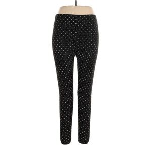 Charlies Project Kid's Size L/XL Black & White Polka Dot Leggings NWT w Dust Bag